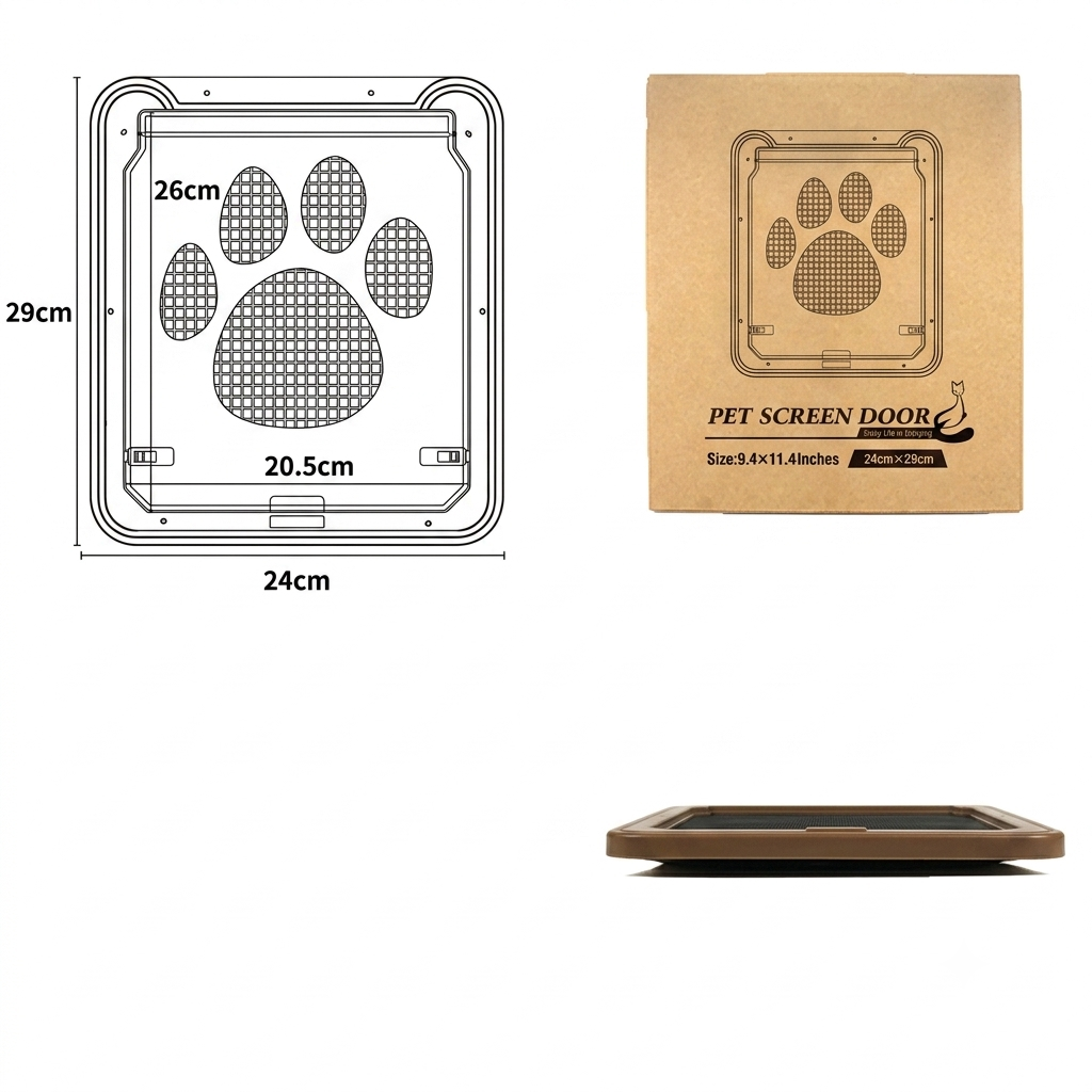 Chic Scratchproof Pet Gate