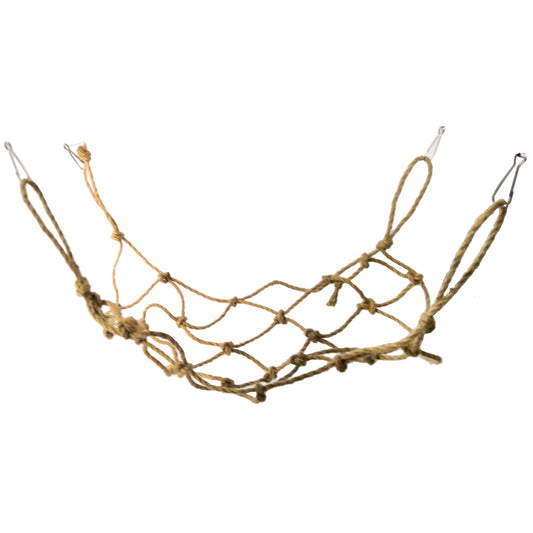 Hanging Parrot Climbing Net with Hook and Swing Rope